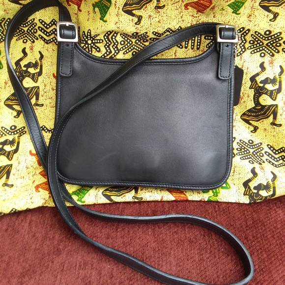 Coach Handbags - COACH LEGACY HIPPIE BLACK LEATHER FLAP CROSSBODY Coach Handbags - COACH LEGACY HIPPIE BLACK LEATHER FLAP CROSSBODY